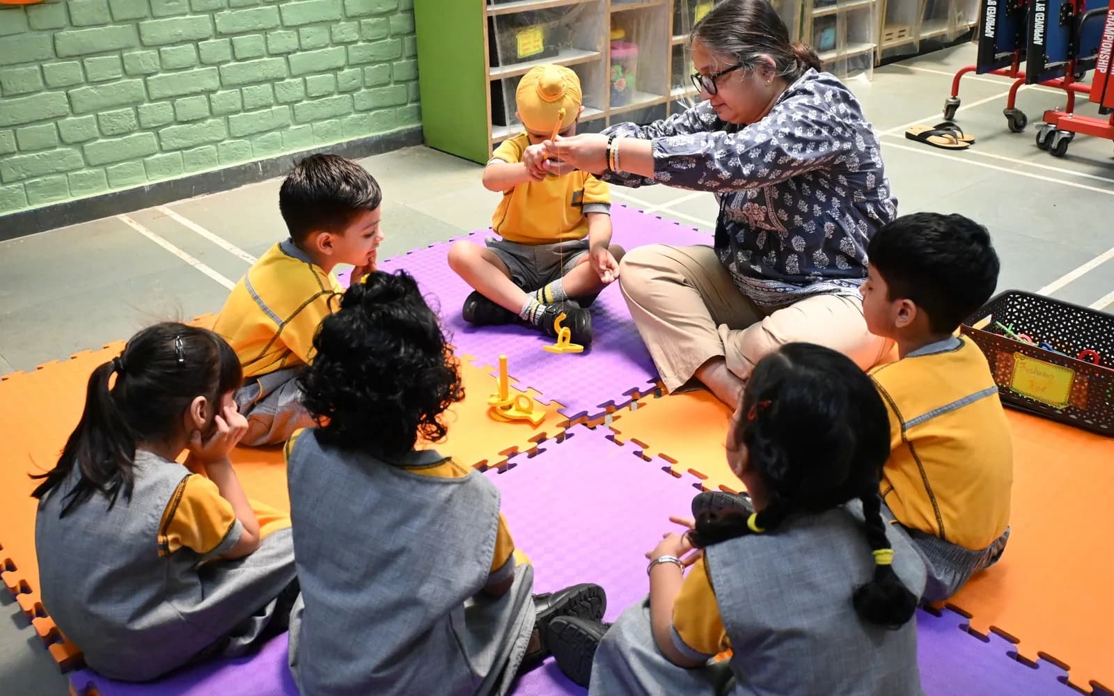 Young learners exploring and discovering together at Salwan Junior School