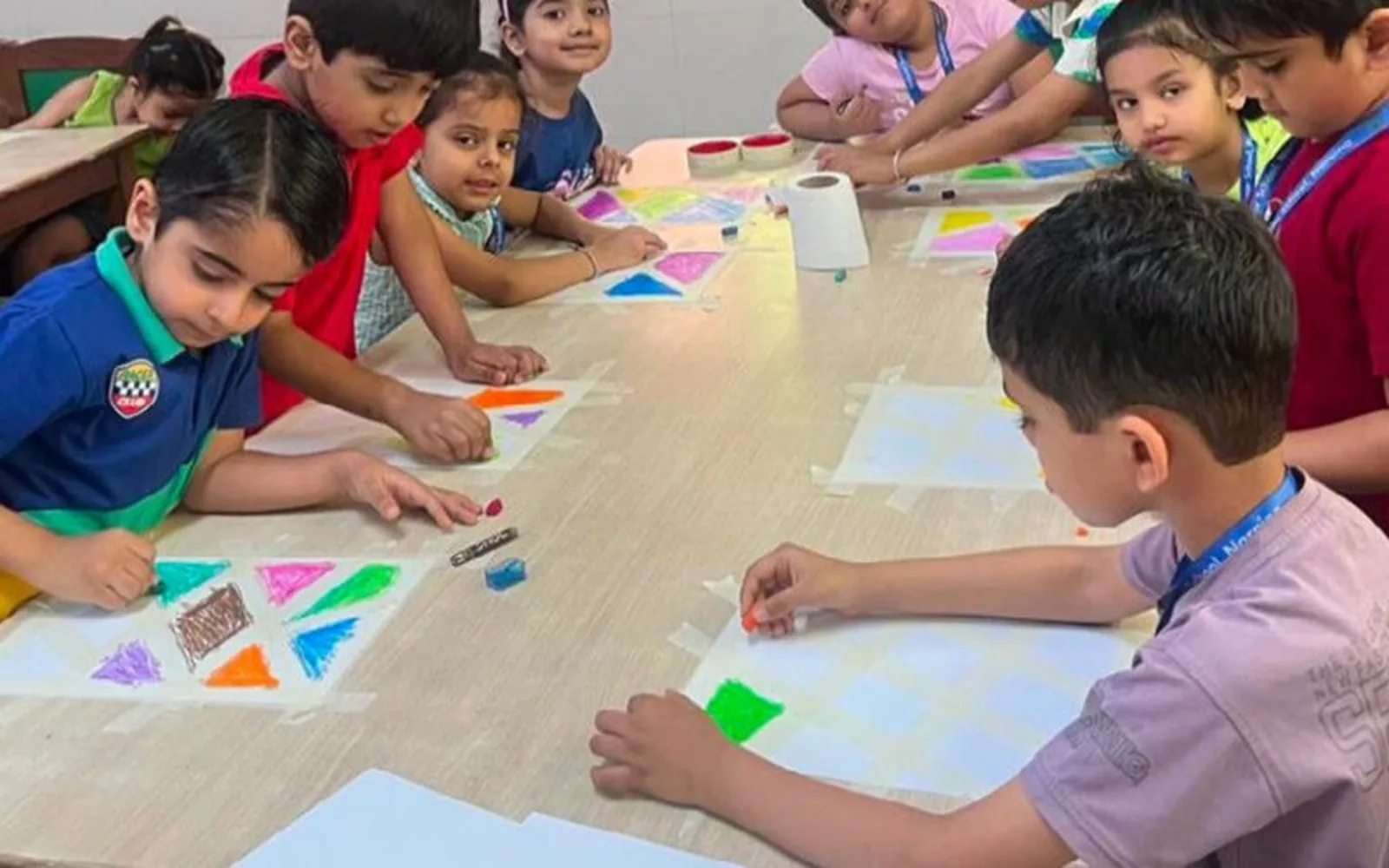 Salwan students taking part in a school event