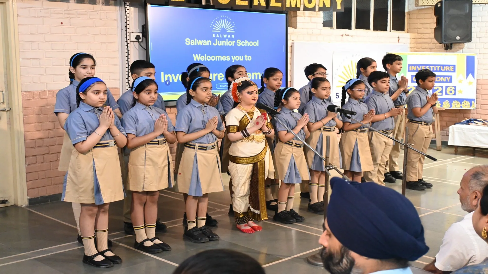 Salwan Junior School student leaders at the Investiture Ceremony